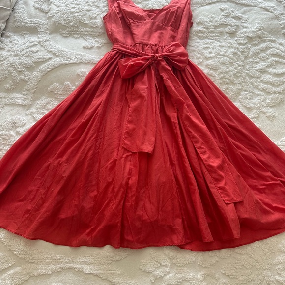 GORGEOUS LIKE NEW G.I.L.I. PEONY COTTON BLEND PARTY DRESS SIZE 10 - Picture 4 of 9